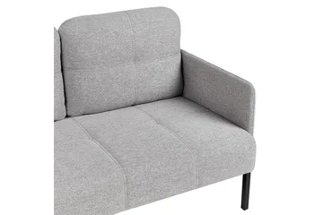 2-sitssoffa Lahti Grå, svart - Grå, svart - Möbler - Vardagsrum - Soffor - 2-sits soffor