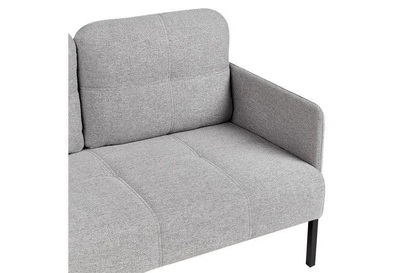 2-sitssoffa Lahti Grå, svart - Grå, svart - Möbler - Vardagsrum - Soffor - 2-sits soffor
