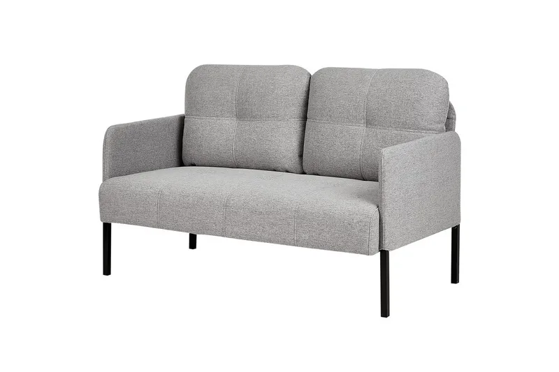 2-sitssoffa Lahti Grå, svart - Grå, svart - Möbler - Vardagsrum - Soffor - 2-sits soffor