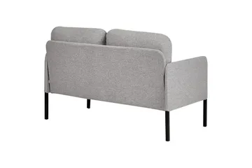 2-sitssoffa Lahti Grå, svart - Grå, svart - Möbler - Vardagsrum - Soffor - 2-sits soffor