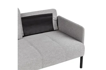 2-sitssoffa Lahti Grå, svart - Grå, svart - Möbler - Vardagsrum - Soffor - 2-sits soffor