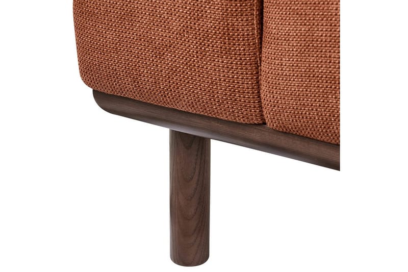 2-sitssoffa Laurila Brunt, mörkt trä - Brunt, mörkt trä - Möbler - Vardagsrum - Soffor - 2-sits soffor