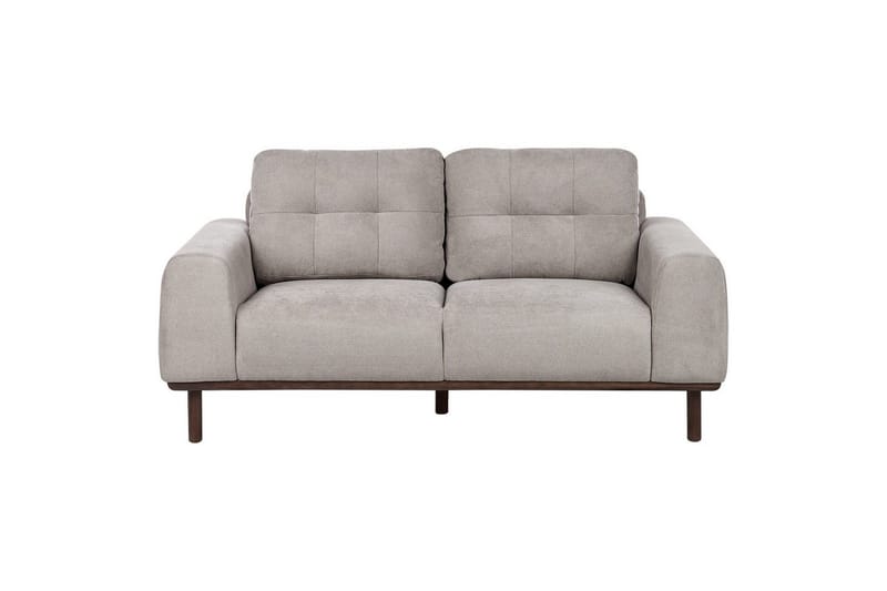 2-sitssoffa Laurila Grå, mörkt trä, Grå, mörkt trä