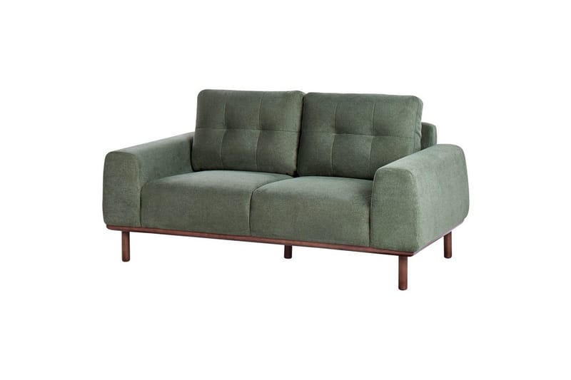2-sitssoffa Laurila Grönt, mörkt trä - Grönt, mörkt trä - Möbler - Vardagsrum - Soffor - 2-sits soffor