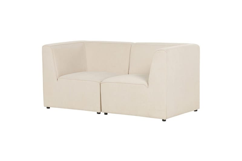 2-sitssoffa Lemvig Beige - Beige - Möbler - Vardagsrum - Soffor - Modulsoffor - Komplett modulsoffa