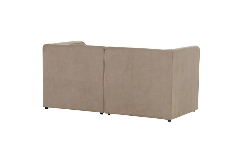 2-sitssoffa Lemvig Taupe - Taupe - Möbler - Vardagsrum - Soffor - Modulsoffor - Komplett modulsoffa