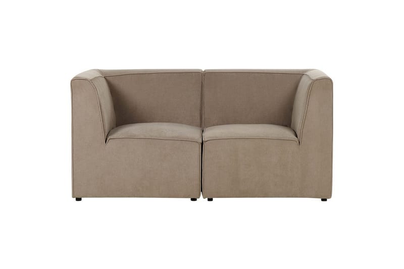 2-sitssoffa Lemvig Taupe - Taupe - Möbler - Vardagsrum - Soffor - Modulsoffor - Komplett modulsoffa