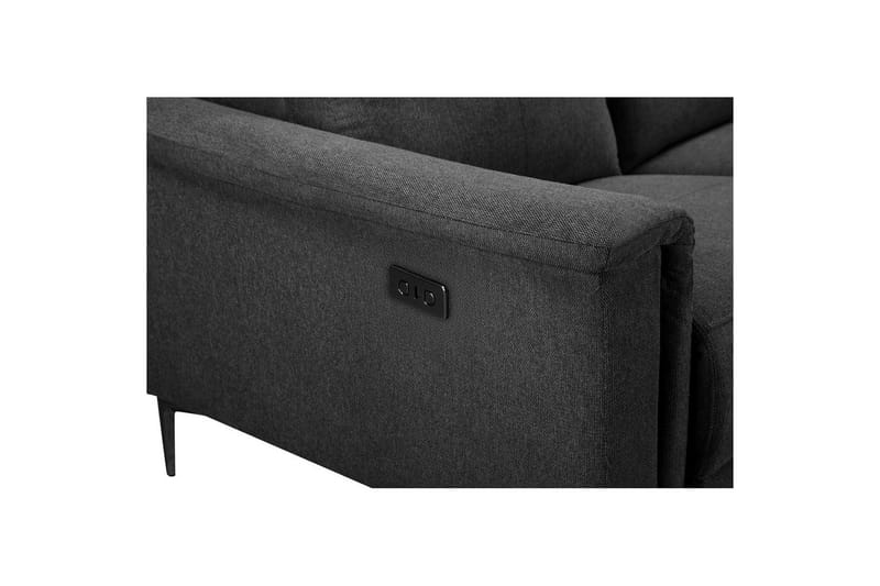 2-sitssoffa Lund Antracit, Belfast tyg, Elektrisk vilstol - Antracit, Belfast tyg, Elektrisk vilstol - Möbler - Vardagsrum - Soffor - Reclinersoffor & Biosoffor
