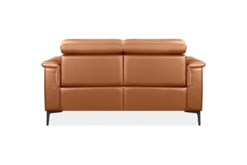 2-sitssoffa Lund Cognac, PU, Elektrisk vilstol - Cognac, PU, Elektrisk vilstol - Möbler - Vardagsrum - Soffor - Reclinersoffor & Biosoffor