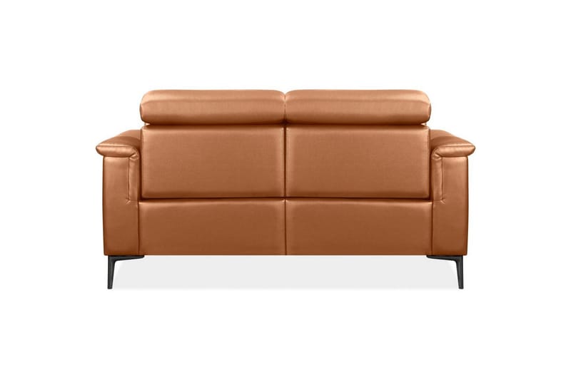 2-sitssoffa Lund Cognac, PU, Elektrisk vilstol - Cognac, PU, Elektrisk vilstol - Möbler - Vardagsrum - Soffor - Reclinersoffor & Biosoffor
