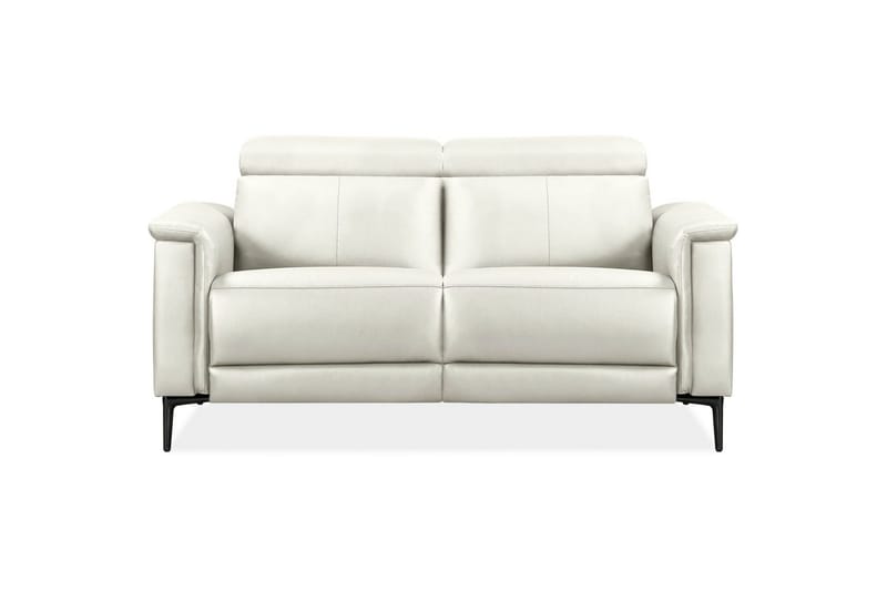 2-sitssoffa Lund Kräm, PU, Manuell vilstol - Kräm, PU, Manuell vilstol - Möbler - Vardagsrum - Soffor - Reclinersoffor & Biosoffor