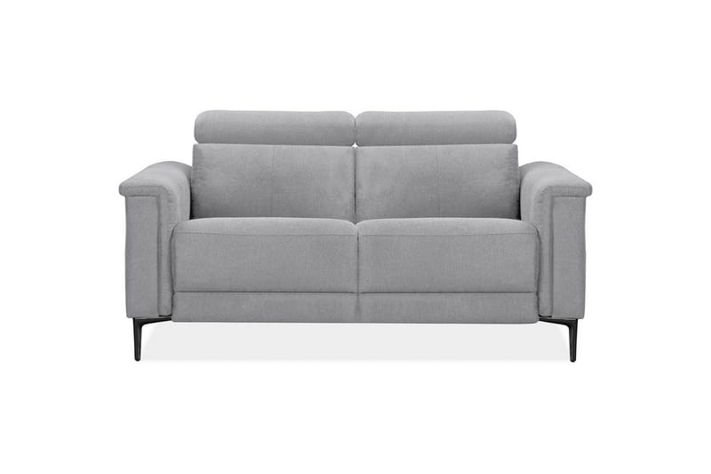 2-sitssoffa Lund Ljusgrå, Belfast tyg, Elektrisk vilstol - Ljusgrå, Belfast tyg, Elektrisk vilstol - Möbler - Vardagsrum - Soffor - Reclinersoffor & Biosoffor
