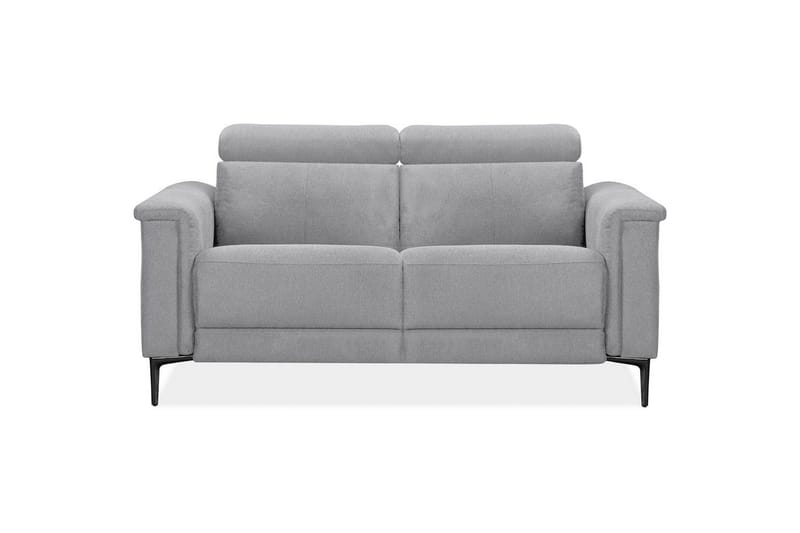 2-sitssoffa Lund Ljusgrå, Belfast tyg, Elektrisk vilstol - Ljusgrå, Belfast tyg, Elektrisk vilstol - Möbler - Vardagsrum - Soffor - Reclinersoffor & Biosoffor
