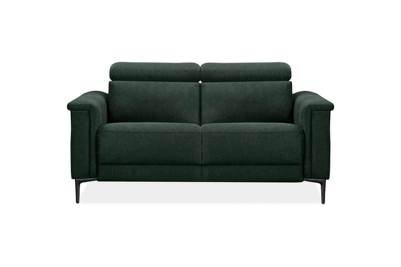 2-sitssoffa Lund Mörkgrön, Belfast tyg, Elektrisk vilstol - Mörkgrön, Belfast tyg, Elektrisk vilstol - Möbler - Vardagsrum - Soffor - Reclinersoffor & Biosoffor