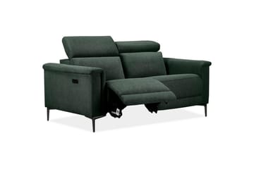 2-sitssoffa Lund Mörkgrön, Belfast tyg, Elektrisk vilstol - Mörkgrön, Belfast tyg, Elektrisk vilstol - Möbler - Vardagsrum - Soffor - Reclinersoffor & Biosoffor