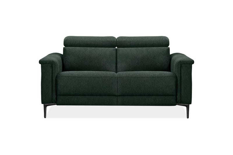 2-sitssoffa Lund Mörkgrön, Belfast tyg, Manuell vilstol - Mörkgrön, Belfast tyg, Manuell vilstol - Möbler - Vardagsrum - Soffor - Reclinersoffor & Biosoffor