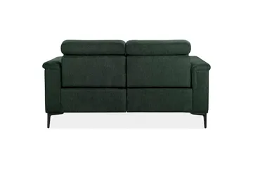 2-sitssoffa Lund Mörkgrön, Belfast tyg, Manuell vilstol - Mörkgrön, Belfast tyg, Manuell vilstol - Möbler - Vardagsrum - Soffor - Reclinersoffor & Biosoffor