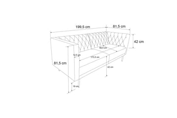 2-sitssoffa Marseille Smaragdgrön - Smaragdgrön - Möbler - Vardagsrum - Soffor - 2-sits soffor