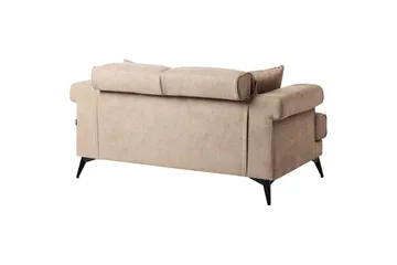 2-sitssoffa Skive Brun, Svart - Brun - Möbler - Vardagsrum - Soffor - 2-sits soffor