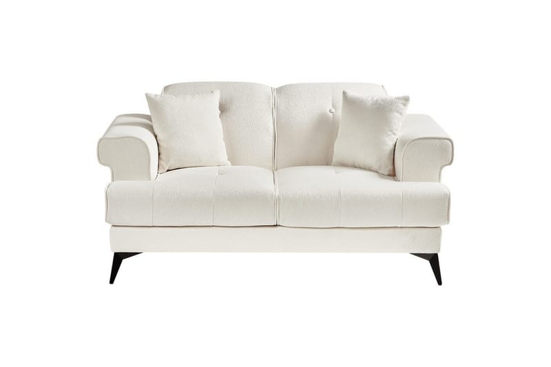 2-sitssoffa Skive Vit/Svart - Vit/Svart - Möbler - Vardagsrum - Soffor - 2-sits soffor