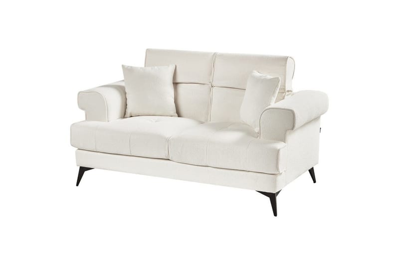 2-sitssoffa Skive Vit/Svart - Vit/Svart - Möbler - Vardagsrum - Soffor - 2-sits soffor