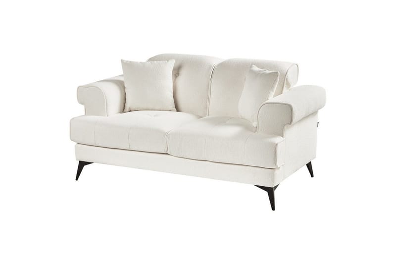 2-sitssoffa Skive Vit/Svart - Vit/Svart - Möbler - Vardagsrum - Soffor - 2-sits soffor