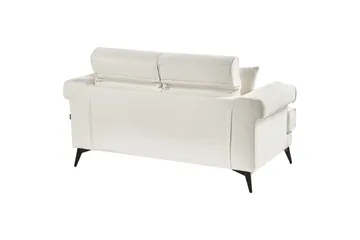 2-sitssoffa Skive Vit/Svart - Vit/Svart - Möbler - Vardagsrum - Soffor - 2-sits soffor