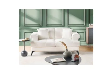 2-sitssoffa Skive Vit/Svart - Vit/Svart - Möbler - Vardagsrum - Soffor - 2-sits soffor