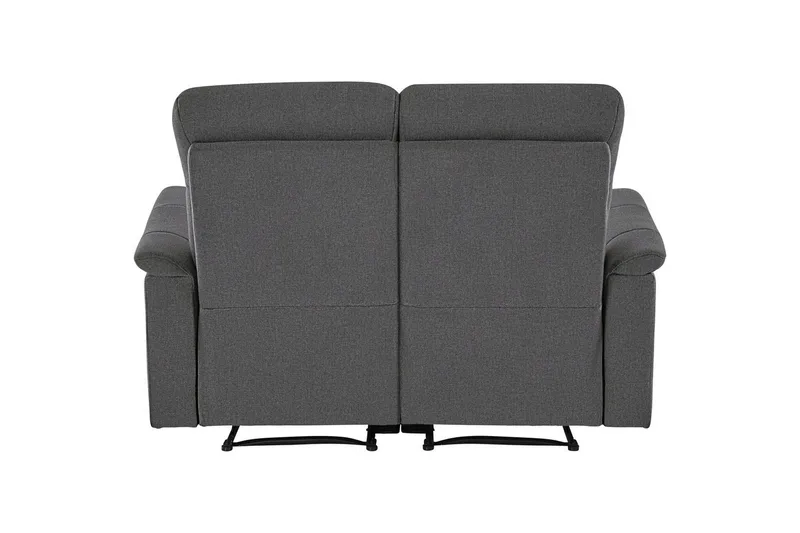 2-sitssoffa Southbrook Antracit, Tyg/Trä/Metall, Manuell vilstol - Antracit, Tyg/Trä/Metall, Manuell vilstol - Möbler - Vardagsrum - Soffor - Reclinersoffor & Biosoffor