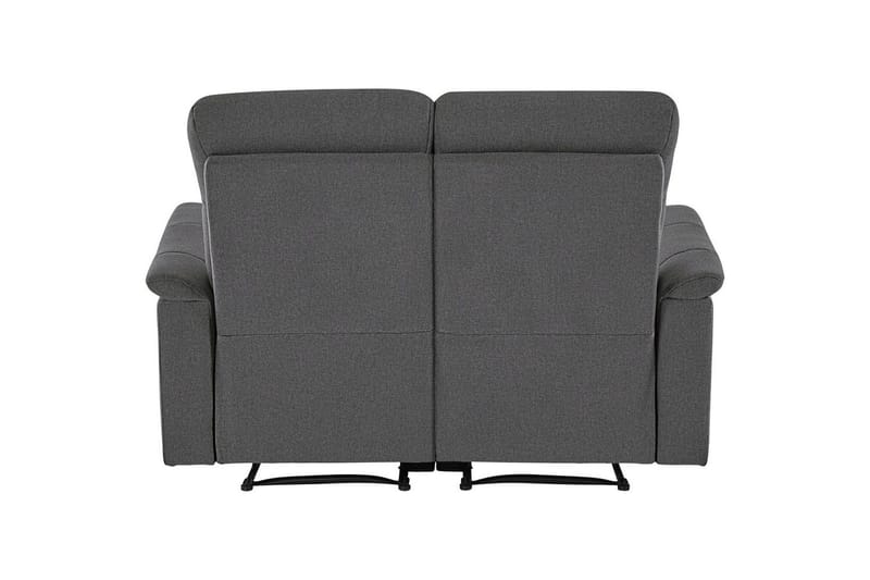 2-sitssoffa Southbrook Antracit, Tyg/Trä/Metall, Manuell vilstol - Antracit, Tyg/Trä/Metall, Manuell vilstol - Möbler - Vardagsrum - Soffor - Reclinersoffor & Biosoffor