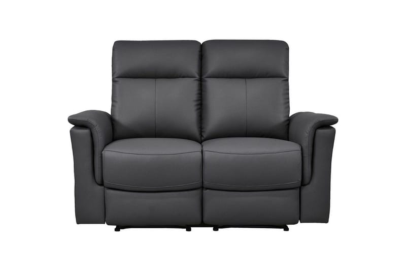 2-sitssoffa Southbrook Grå, PU/trä/metall, Elektrisk vilstol - Grå, PU/trä/metall, Elektrisk vilstol - Möbler - Vardagsrum - Soffor - Reclinersoffor & Biosoffor