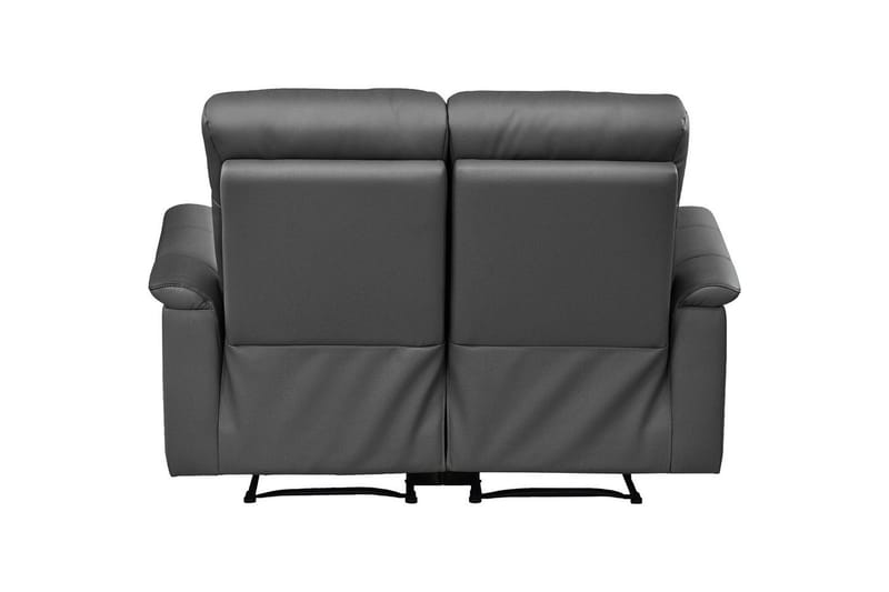 2-sitssoffa Southbrook Grå, PU/trä/metall, Elektrisk vilstol - Grå, PU/trä/metall, Elektrisk vilstol - Möbler - Vardagsrum - Soffor - Reclinersoffor & Biosoffor