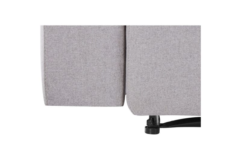 2-sitssoffa Southbrook Ljusgrå, Tyg/Trä/Metall, Manuell vilstol - Ljusgrå, Tyg/Trä/Metall, Manuell vilstol - Möbler - Vardagsrum - Soffor - Reclinersoffor & Biosoffor