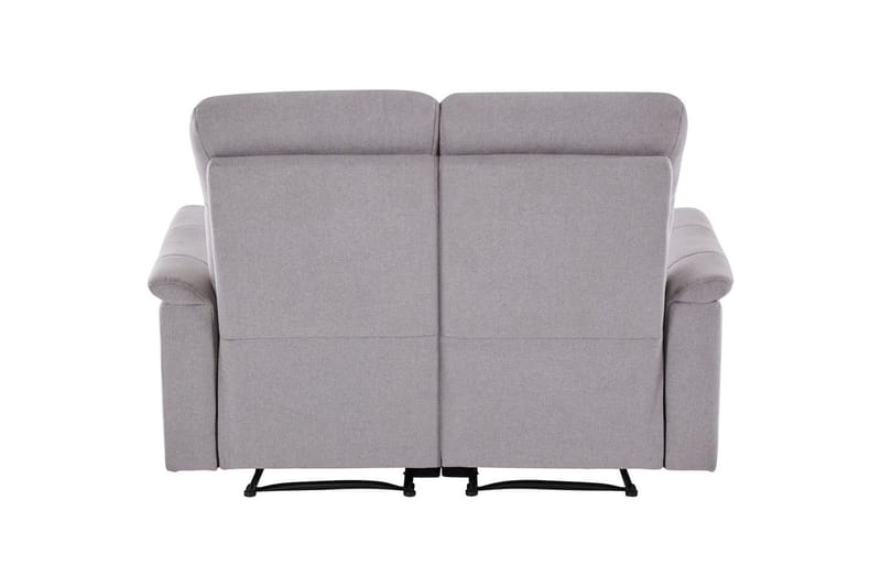 2-sitssoffa Southbrook Ljusgrå, Tyg/Trä/Metall, Manuell vilstol - Ljusgrå, Tyg/Trä/Metall, Manuell vilstol - Möbler - Vardagsrum - Soffor - Reclinersoffor & Biosoffor