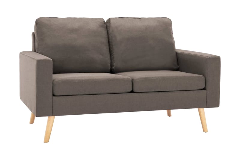 2-sitssoffa taupe tyg - Brun - 2-sits soffor