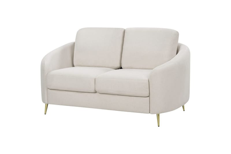2-sitssoffa Trosa Beige, guld - Beige, guld - Möbler - Vardagsrum - Soffor - 2-sits soffor