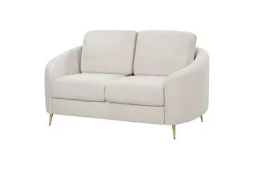 2-sitssoffa Trosa Beige, guld - Beige, guld - Möbler - Vardagsrum - Soffor - 2-sits soffor