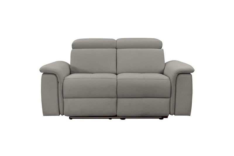 2-sitssoffa Pareli Grå, Sunday tyg, Manuell vilstol - Grå, Sunday tyg, Manuell vilstol - Möbler - Vardagsrum - Soffor - Reclinersoffor & Biosoffor