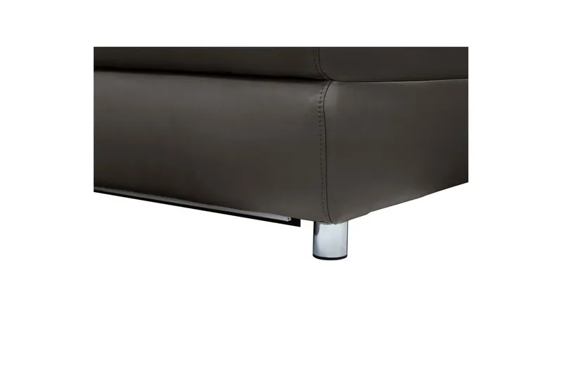 2-sitssoffa Pareli Brun, Läder/PU, Manuell vilstol - Brun, Läder/PU, Manuell vilstol - Möbler - Vardagsrum - Soffor - Reclinersoffor & Biosoffor