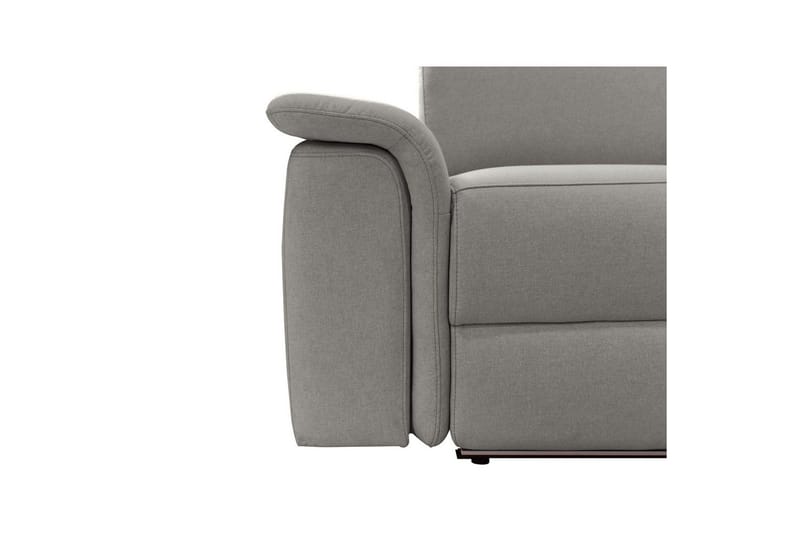 2-sitssoffa Pareli Grå, Sunday tyg, Manuell vilstol - Grå, Sunday tyg, Manuell vilstol - Möbler - Vardagsrum - Soffor - Reclinersoffor & Biosoffor
