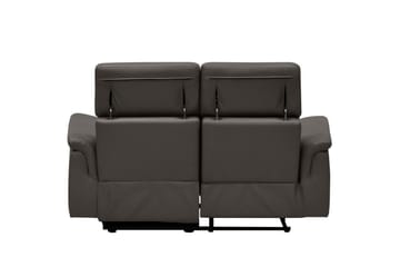 2-sitssoffa Pareli Brun, Läder/PU, Manuell vilstol - Brun, Läder/PU, Manuell vilstol - Möbler - Vardagsrum - Soffor - Reclinersoffor & Biosoffor