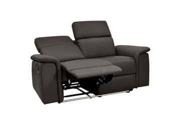 2-sitssoffa Pareli Brun, Läder/PU, Manuell vilstol - Brun, Läder/PU, Manuell vilstol - Möbler - Vardagsrum - Soffor - Reclinersoffor & Biosoffor