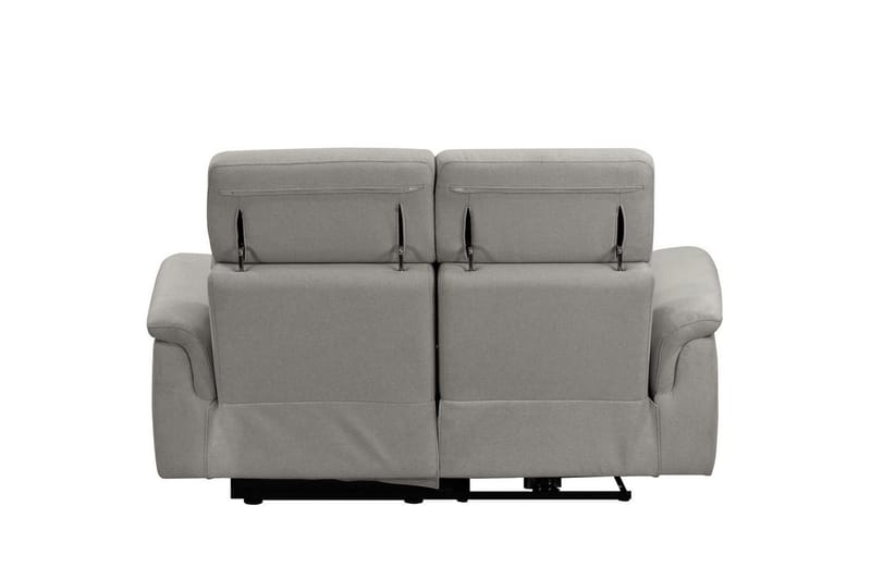 2-sitssoffa Pareli Grå, Sunday tyg, Manuell vilstol - Grå, Sunday tyg, Manuell vilstol - Möbler - Vardagsrum - Soffor - Reclinersoffor & Biosoffor