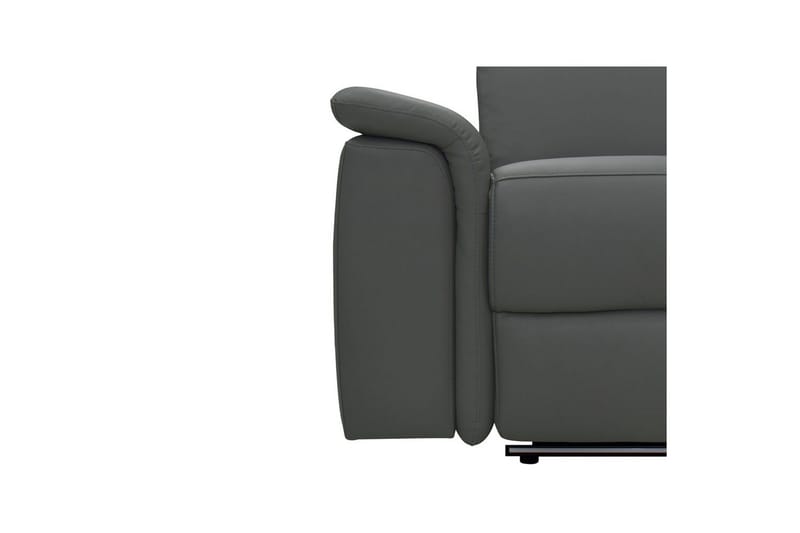 2-sitssoffa Pareli Grå, Läder/PU, Elektrisk vilstol - Grå, Läder/PU, Elektrisk vilstol - Möbler - Vardagsrum - Soffor - Reclinersoffor & Biosoffor