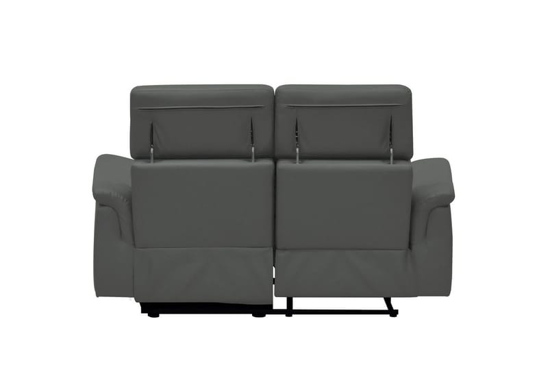 2-sitssoffa Pareli Grå, Läder/PU, Manuell vilstol - Grå, Läder/PU, Manuell vilstol - Möbler - Vardagsrum - Soffor - Reclinersoffor & Biosoffor