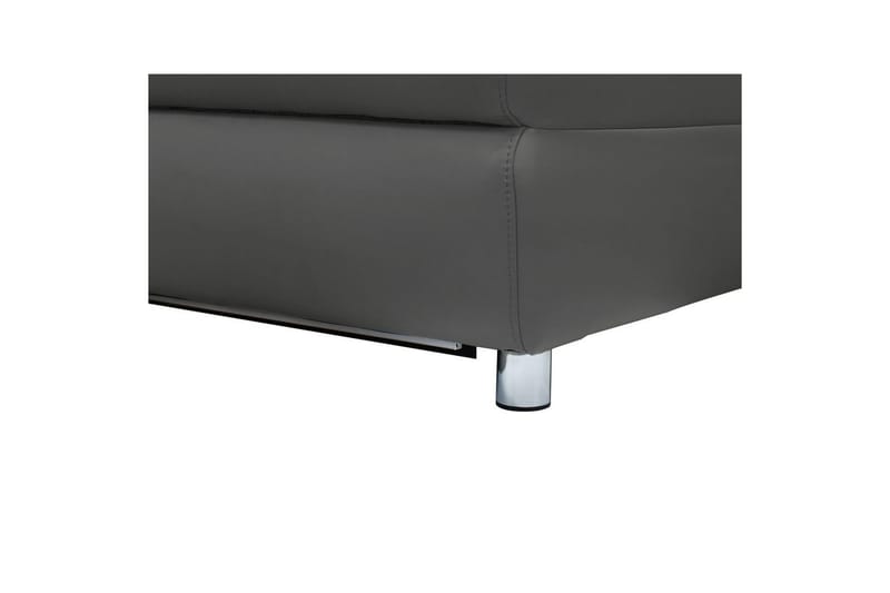 2-sitssoffa Pareli Grå, Läder/PU, Manuell vilstol - Grå, Läder/PU, Manuell vilstol - Möbler - Vardagsrum - Soffor - Reclinersoffor & Biosoffor