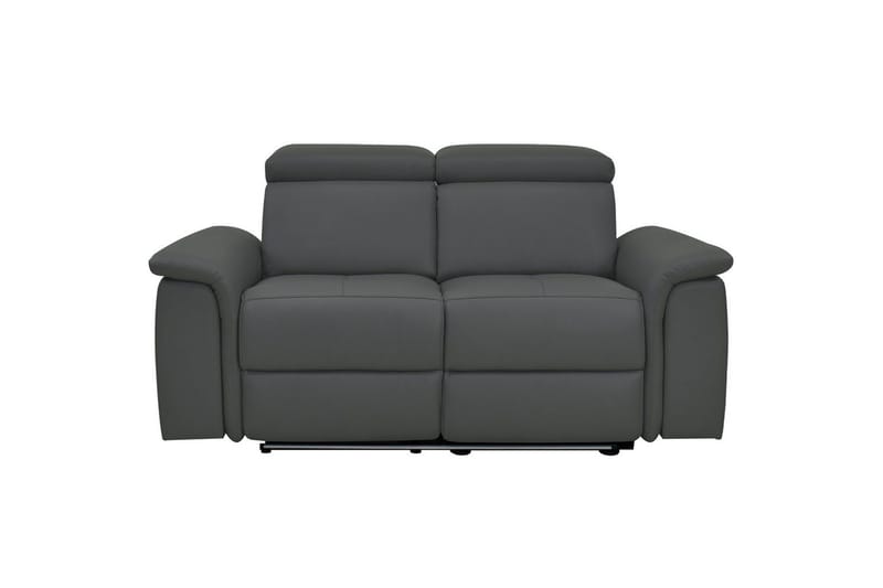 2-sitssoffa Pareli Grå, Läder/PU, Elektrisk vilstol - Grå, Läder/PU, Elektrisk vilstol - Möbler - Vardagsrum - Soffor - Reclinersoffor & Biosoffor