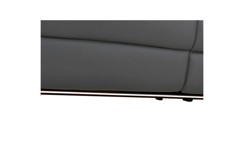 2-sitssoffa Pareli Grå, Läder/PU, Elektrisk vilstol - Grå, Läder/PU, Elektrisk vilstol - Möbler - Vardagsrum - Soffor - Reclinersoffor & Biosoffor