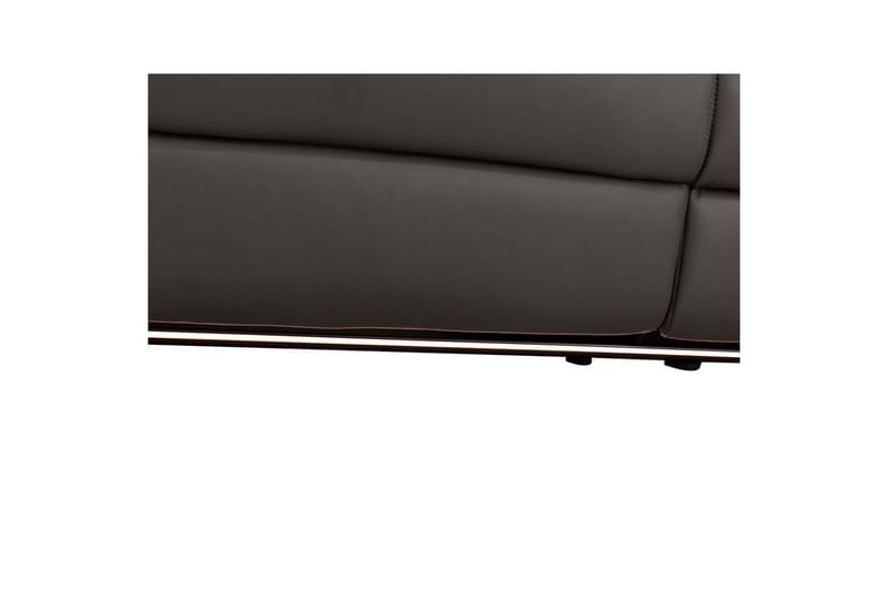 2-sitssoffa Pareli Brun, Läder/PU, Manuell vilstol - Brun, Läder/PU, Manuell vilstol - Möbler - Vardagsrum - Soffor - Reclinersoffor & Biosoffor