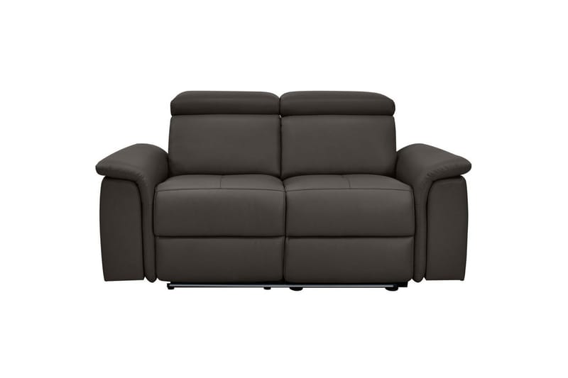 2-sitssoffa Pareli Brun, Läder/PU, Manuell vilstol - Brun, Läder/PU, Manuell vilstol - Möbler - Vardagsrum - Soffor - Reclinersoffor & Biosoffor